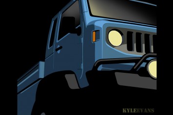 Jeep Mighty FC Concept - Design Sketch