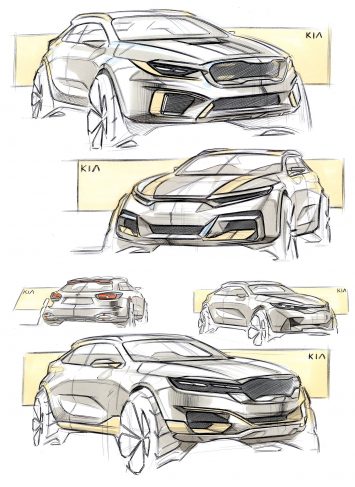Kia Concept Design Sketches by Minsub Han