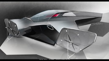 Koenigsegg Prestera Concept by Richard Stark - Design Sketch