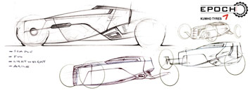 Kumho Epoch Concept design sketch