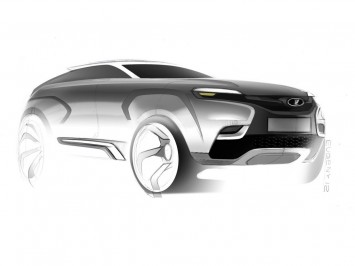 Lada XRAY Concept - Design Sketch