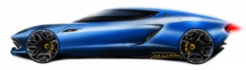 Lamborghini Asterion LPI 910-4 - Design Sketch