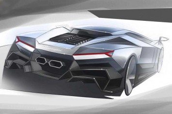 Lamborghini Cnossus Concept - Design Sketch