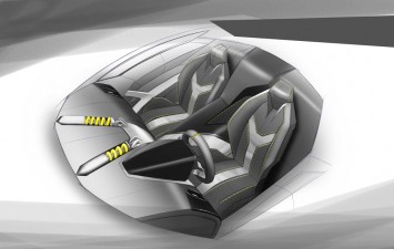 Lamborghini Cnossus Concept - Design Sketch
