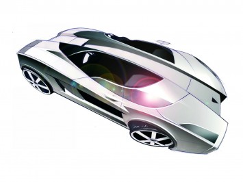 Lamborghini Concept S Design Sketch