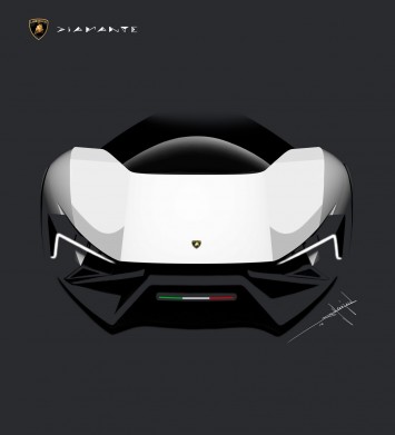 Lamborghini Diamante Concept - Design Sketch