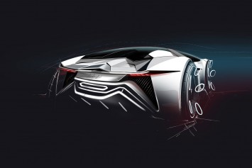 Lamborghini Diamante Concept - Design Sketch