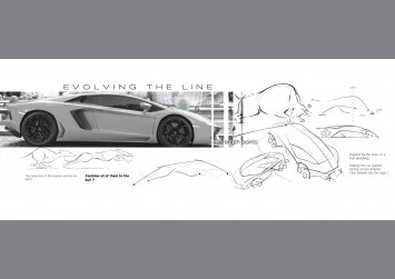Lamborghini Diamante Concept - Design Sketches
