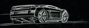 Lamborghini Gallardo Design Sketch