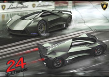 Lamborghini Le Mans Concept Design Sketch