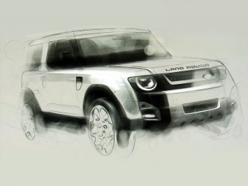 Land Rover DC100 Concept Design Sketch