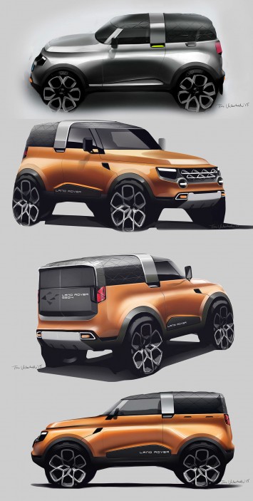 Land Rover GG Concept Design Sketch Renders by Tom Underhill
