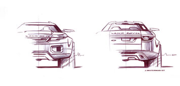 Land Rover LRX Design Sketch