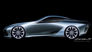 Lexus LF-LC Concept Design Sketch
