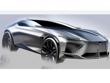 Lexus LZ Z Electrified Concept Design Sketch