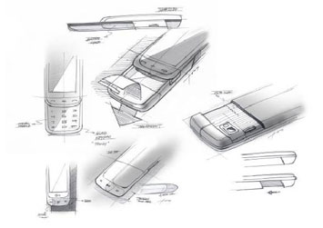 LG Crystal Design Sketch