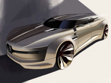 Lincoln MKF Concept by Brian Malczewski - Design Sketch