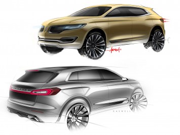 Lincoln MKX Concept - Design Sketches