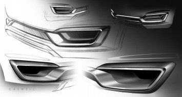 Lincoln MKX Concept - Details Design Sketches by-John Caswell