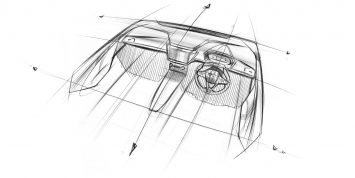 Mahindra XUV300 Interior Key Design Sketch