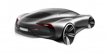 Maserati Alfieri Concept - Design Sketch
