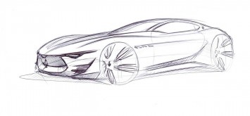 Maserati Alfieri Concept - Design Sketch