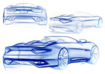 Maserati design sketches