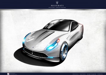 Maserati GranTurismo Concept 2020 Design Sketch