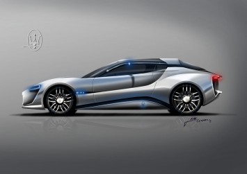 Maserati GT Garbin Concept Design Sketch