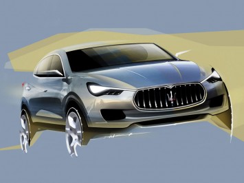 Maserati Kubang Design Sketch
