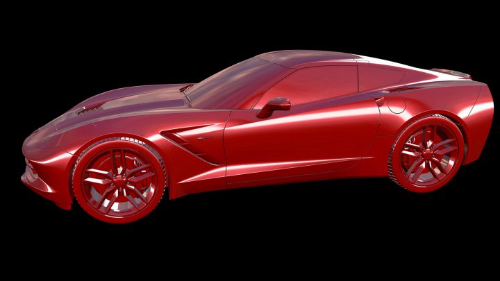 Master Car 3D Modeling in Blender Reflections