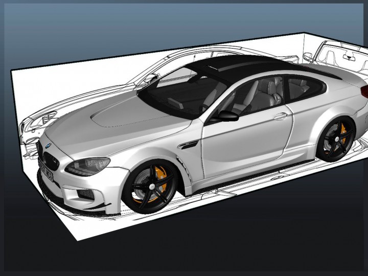 Car Blueprint Setup – Maya/Photoshop Tutorial