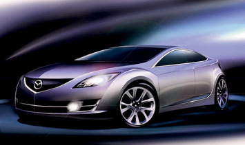 Mazda 6 Design Sketch