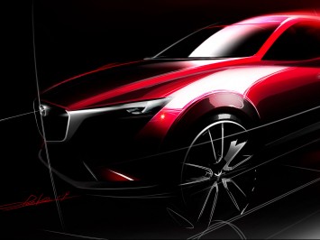 Mazda CX-3 - Design Sketch detail