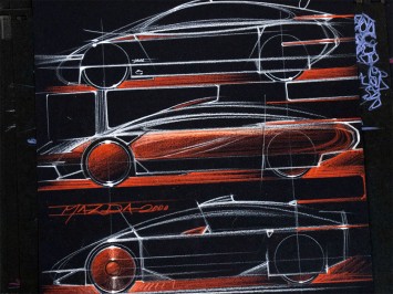 Mazda Design Sketches by Jacques Ostiguy