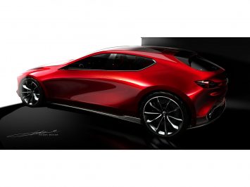 Mazda KAI Concept Design Sketch Render