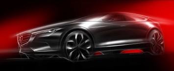 Mazda Koeru Concept - Design Sketch by Luca Zollino