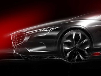 Mazda Koeru Concept - Design Sketch detail