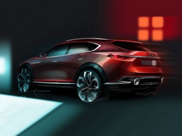 Mazda Koeru Concept - Design Sketch Render