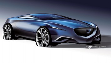 Mazda Shinari Concept - Design Sketch