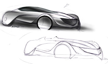 Mazda Taiki design sketches