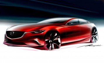 Mazda Takeri Concept Design Sketch