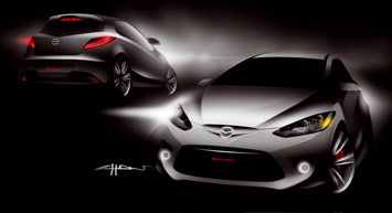 Mazda2 Design Sketch