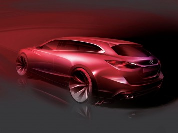 Mazda6 Wagon Design Sketch