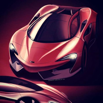 McLaren 2012 Theme Design Sketch by Robert Melville