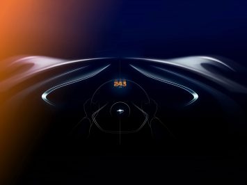 McLaren BP23 Hyper GT Preview Design Sketch Driver view