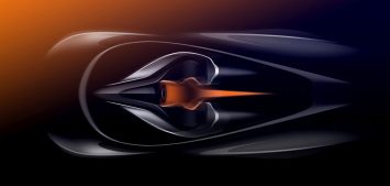 McLaren BP23 Hyper GT Preview Design Sketch Three Seat Cockpit