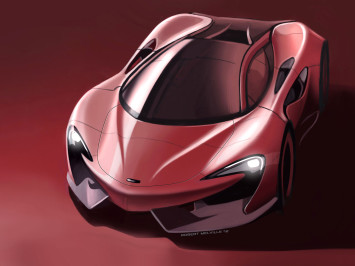McLaren Design Sketch by Robert Melville