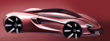 McLaren Design Sketch by Robert Melville
