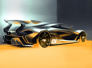 McLaren P1 GTR Concept Design Sketch